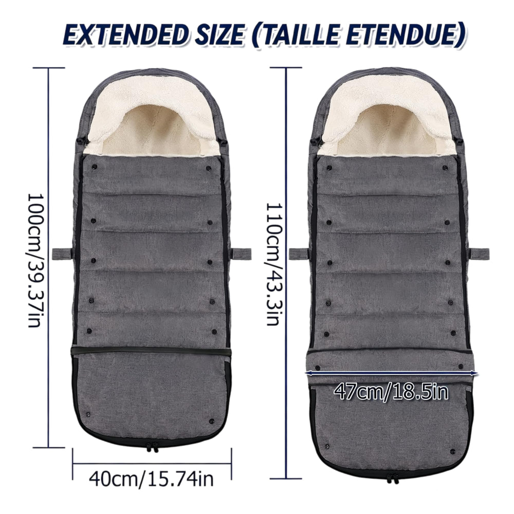 HOOGEE universal-attachment fits most strollers for quick setup.