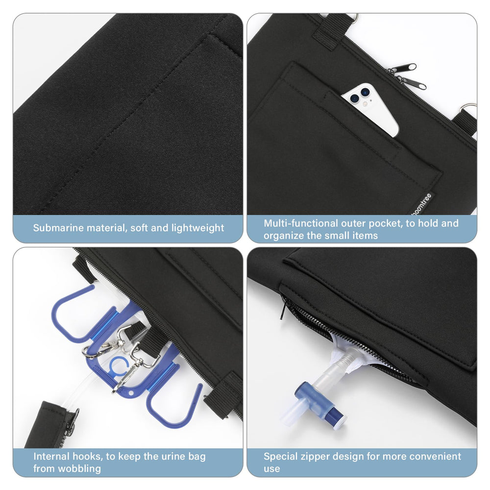 HOOMTREE pipe sleeve zipper enables discreet drainage access