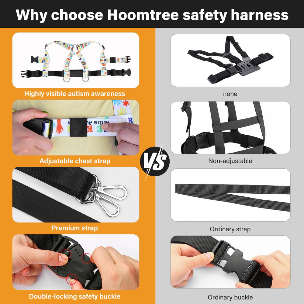 HOOMTREE safety harness durable webbing and hardware for daily outings