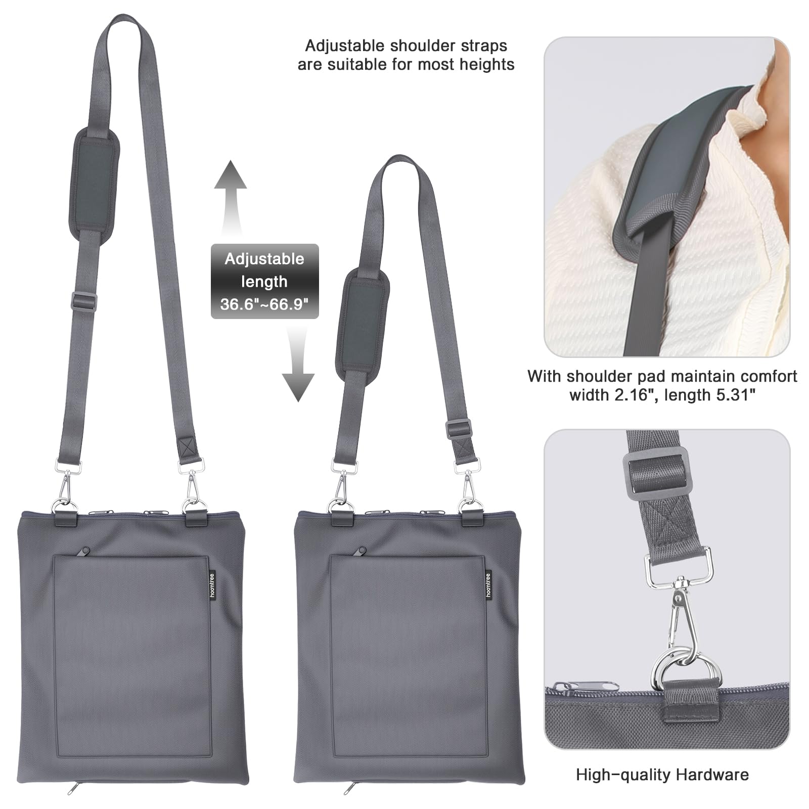 HOOMTREE bottom zipper openings simplify urine bag drainage actions