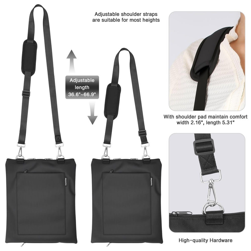 HOOMTREE Urine Bag Holder internal hooks stabilize the bag and prevent wobble