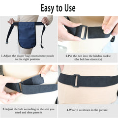 HOONHERY catheter bag holder uses waterproof fabric to protect gear during daily activity.