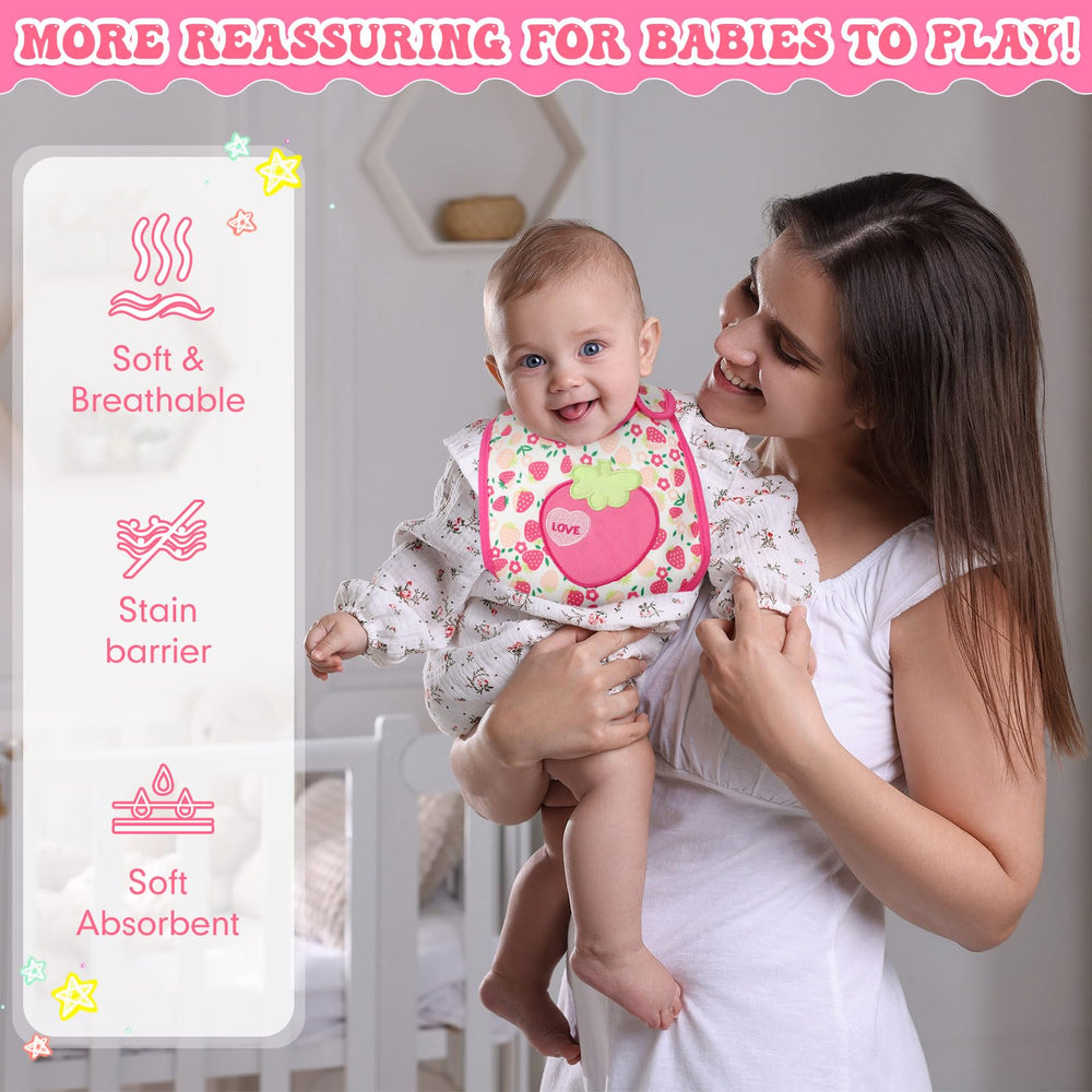 HooLing hand-washable bibs air-dry quickly for busy days.
