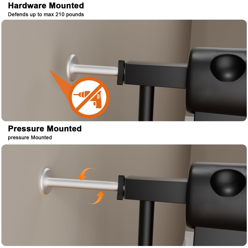 HOOOEN one-hand operation gate in use for easy access