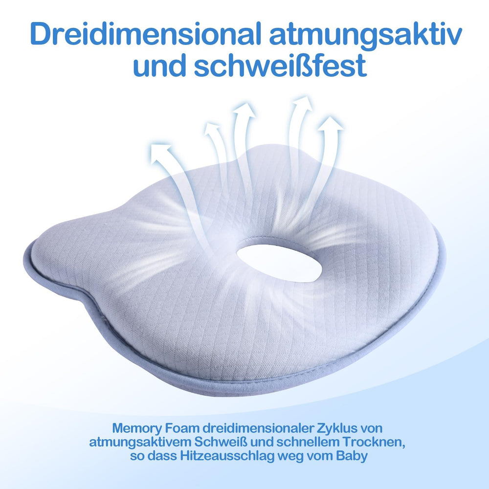 Hoovcmg breathable cover enhances airflow for baby comfort.
