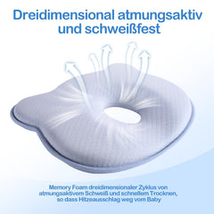 Hoovcmg breathable cover enhances airflow for baby comfort.