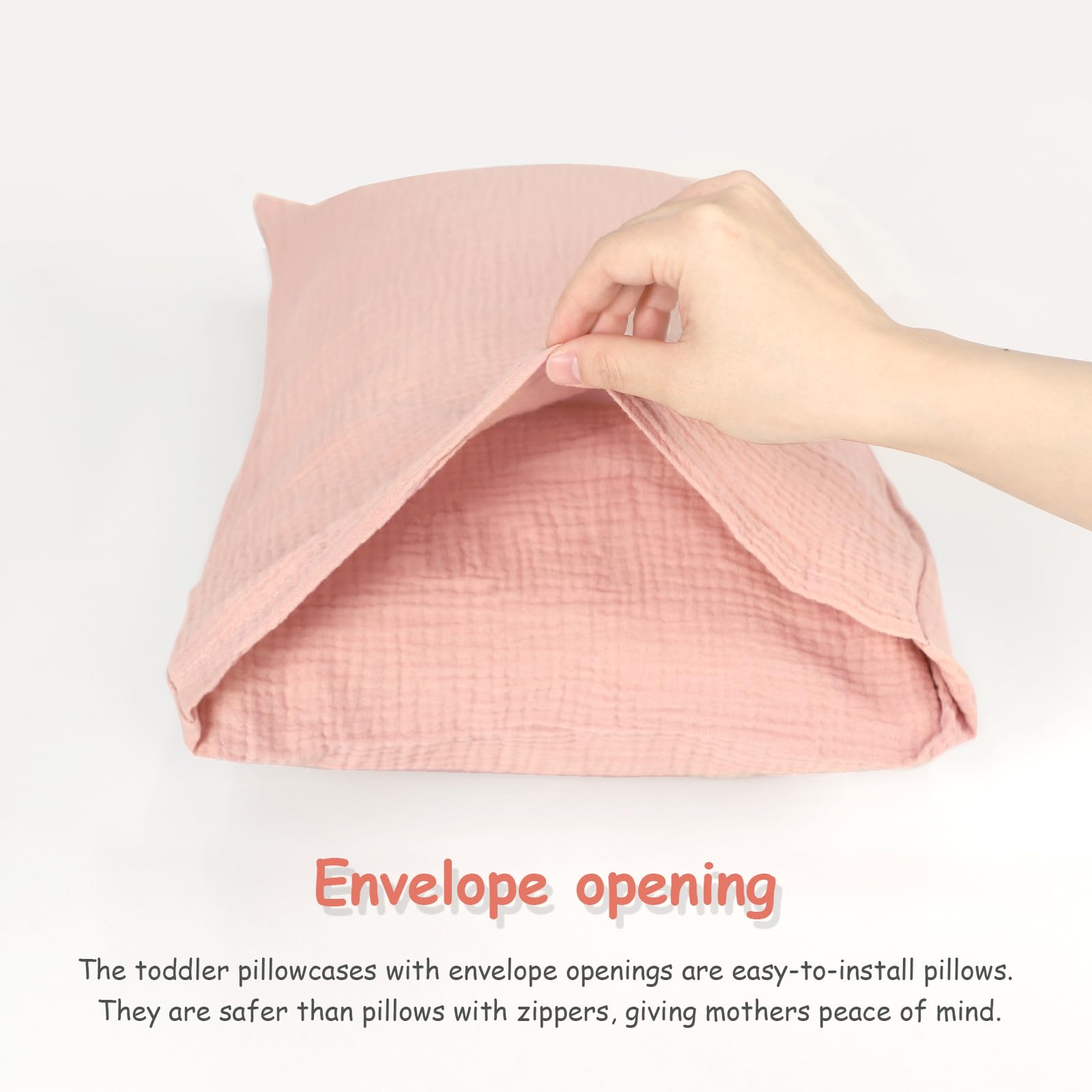Great for crib, toddler bed, or travel pillow use.