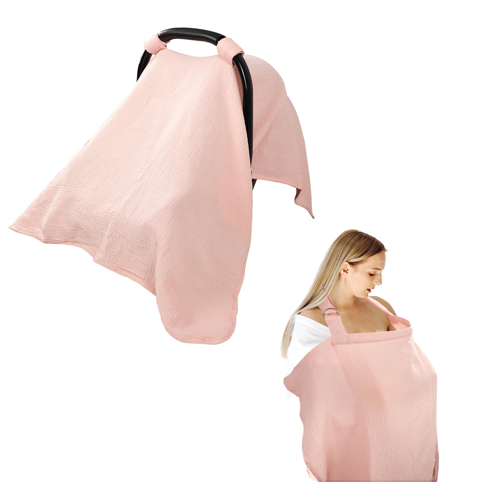 Hooyax 2-in-1 pink cover offers privacy and sun protection.