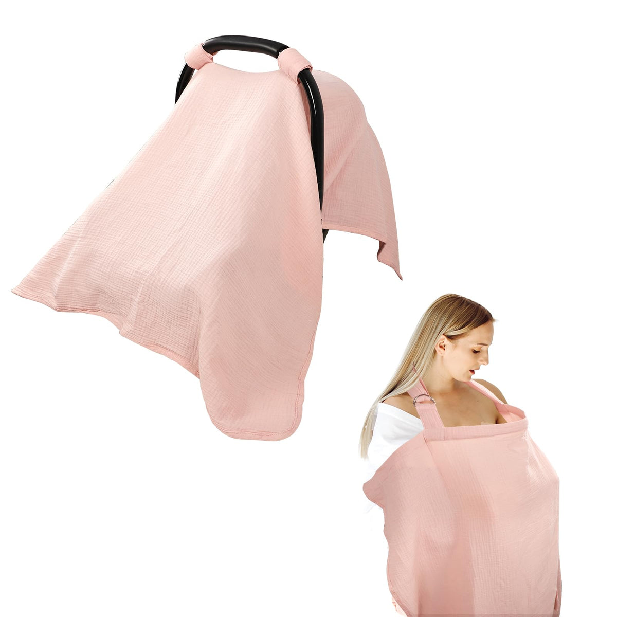 Hooyax 2-in-1 pink cover offers privacy and sun protection.