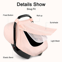 Hooyax 360-degree coverage canopy shields sun and mosquitoes.