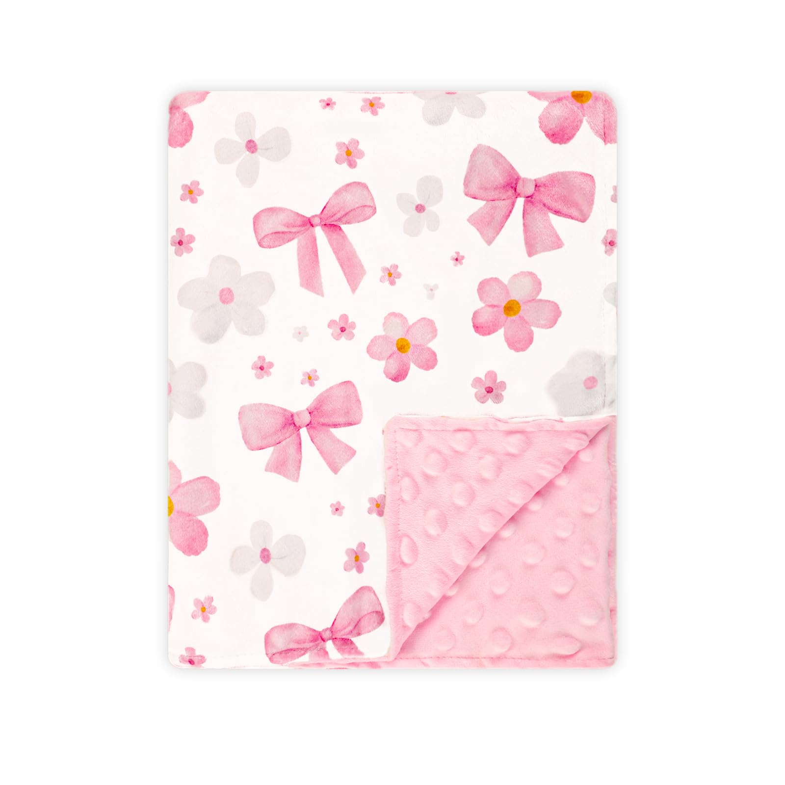 Hooyax double-sided baby blanket texture for year round comfort, ideal for swaddling