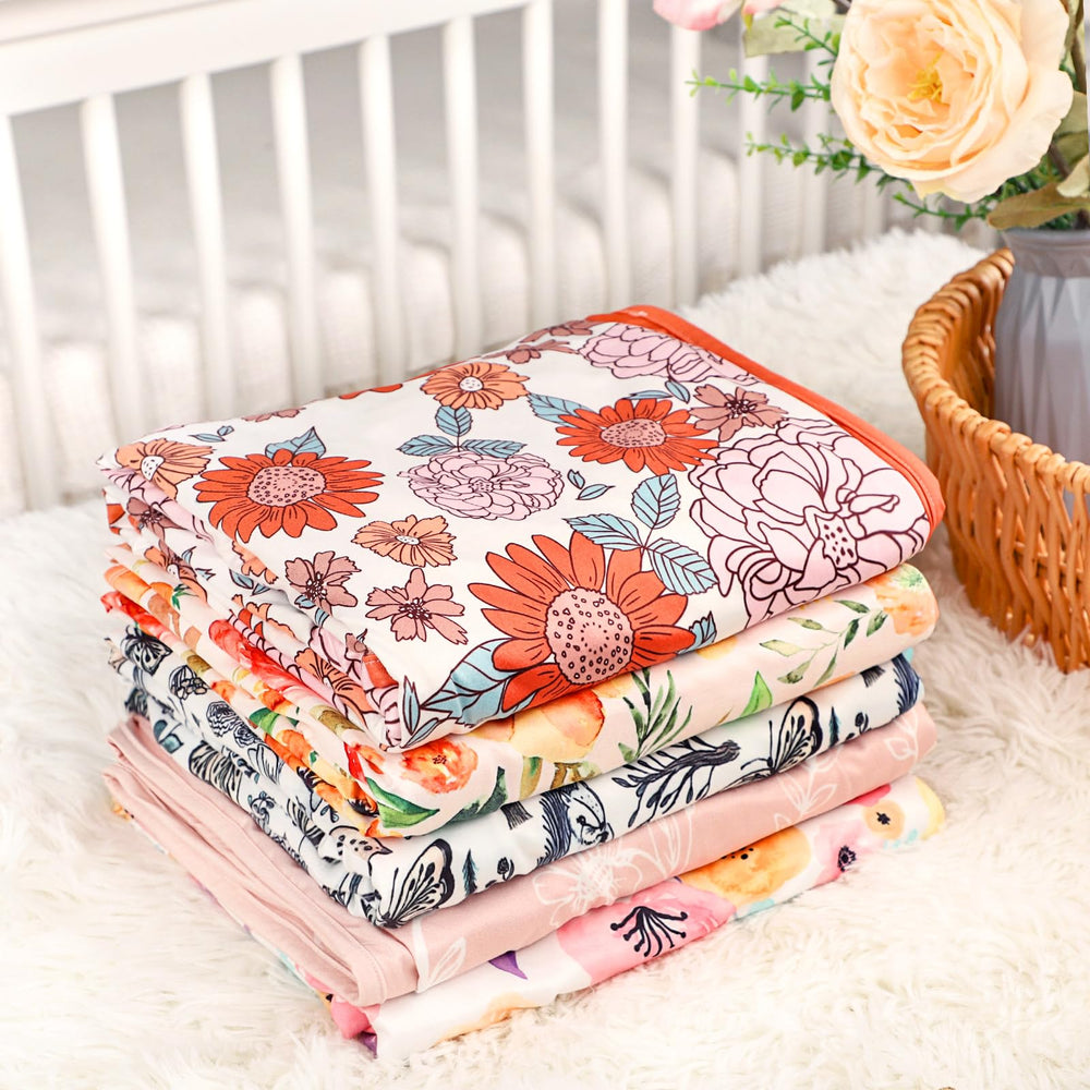 Hooyax blanket soft jersey knit fabric highlighting breathable comfort.
