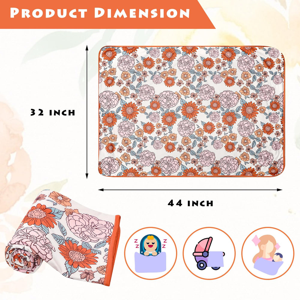 Hooyax blanket demonstrating swaddle setup with gentle stretch.