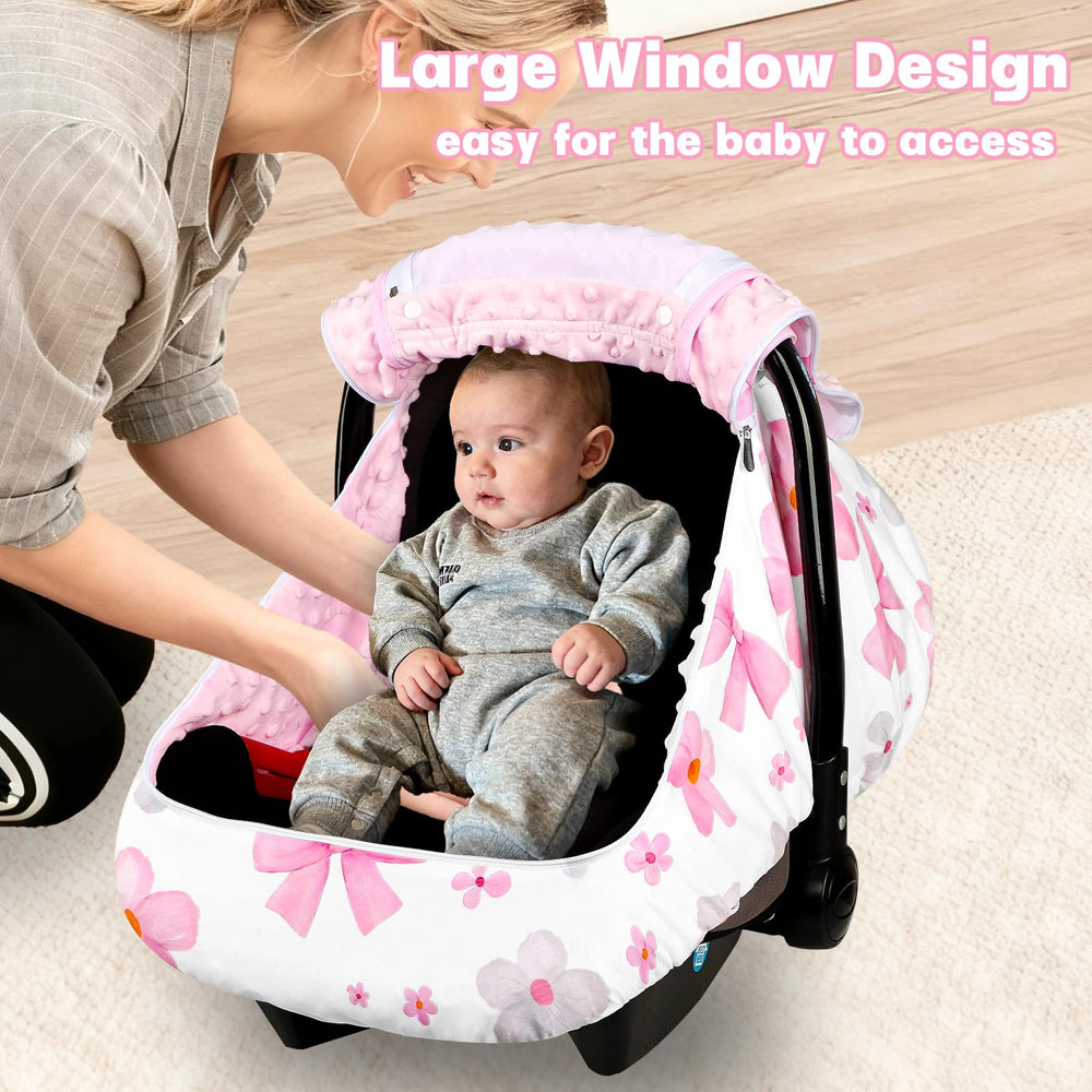 Hooyax all-season cover keeps baby comfortable in various weather.