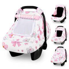 Hooyax baby car seat cover dual zipper for flexible protection and privacy.