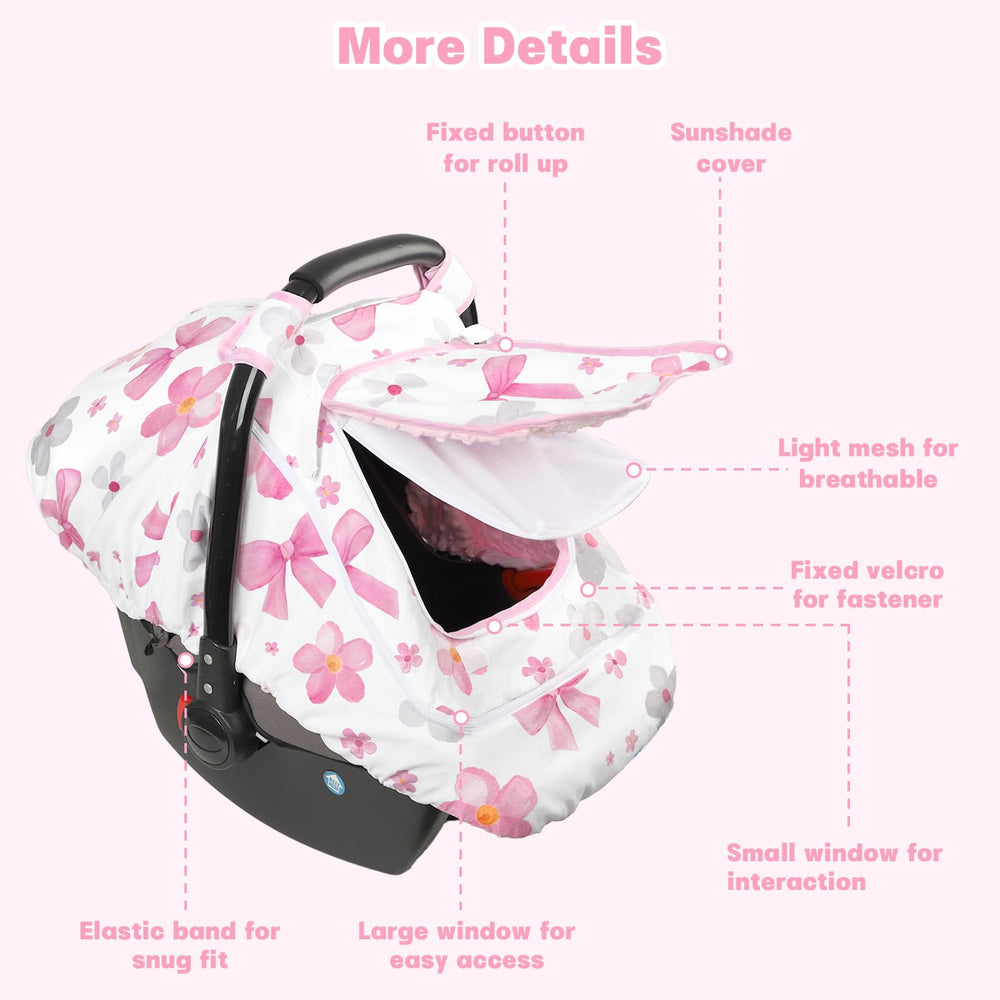 Hooyax soft Minky dot lining adds gentle warmth and comfort.