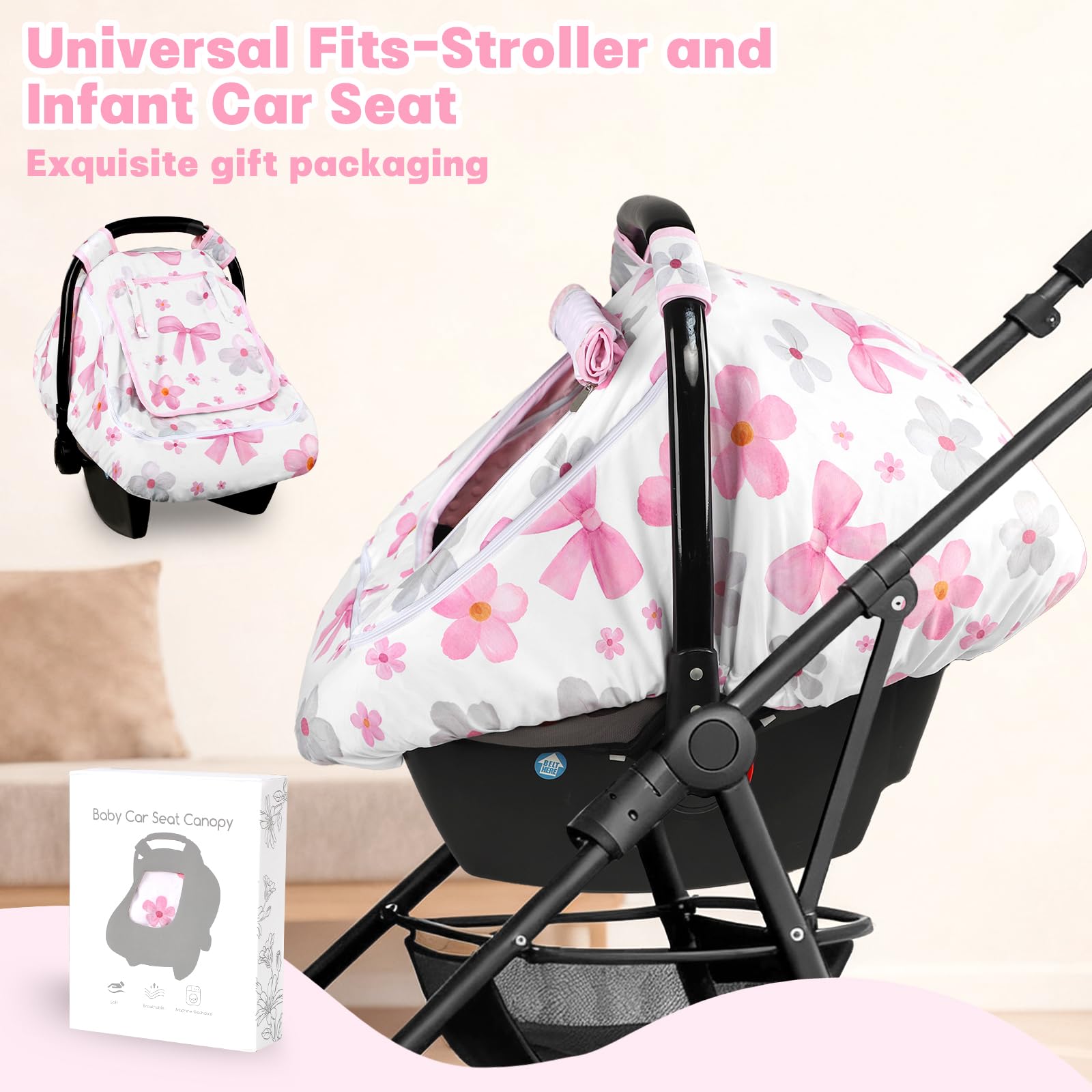 Hooyax universal-fit design with elastic and Velcro for secure placement.