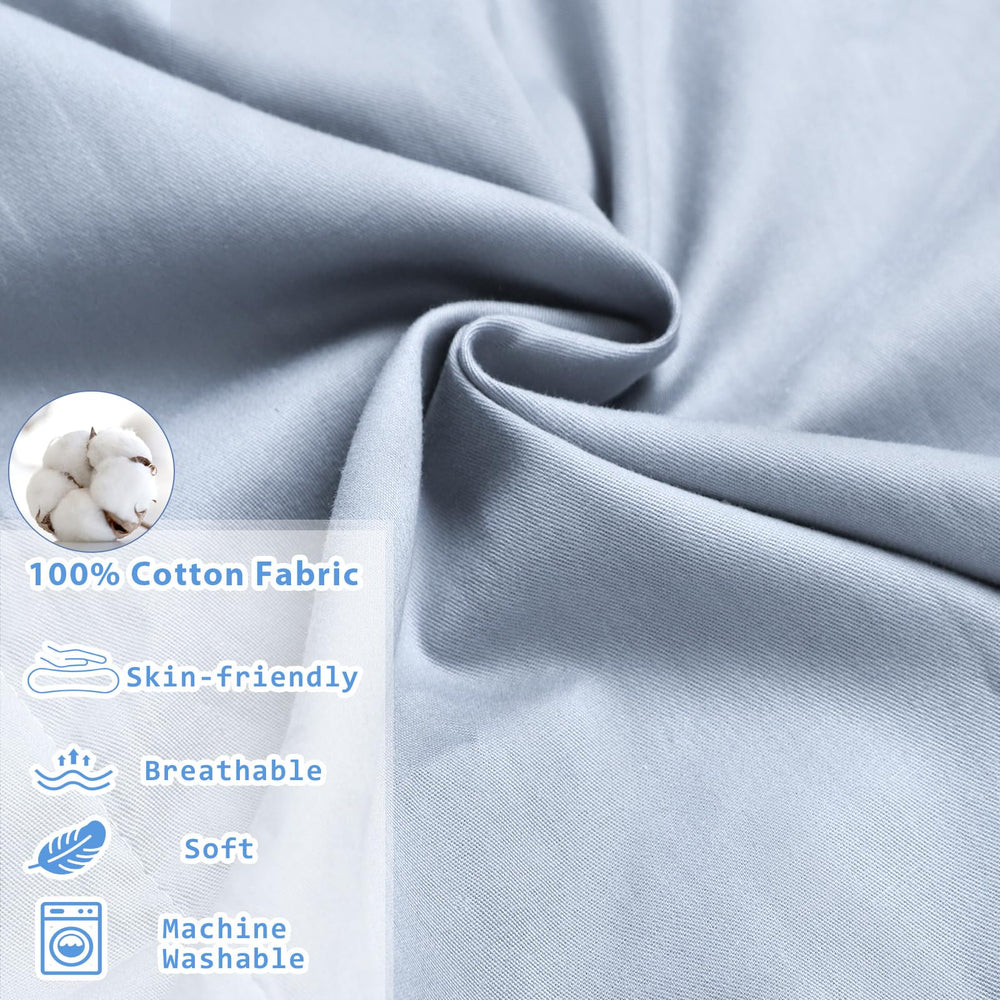 Hooyax Baby Lounger Cover blue tummy-time-ready, supports playtime transitions.