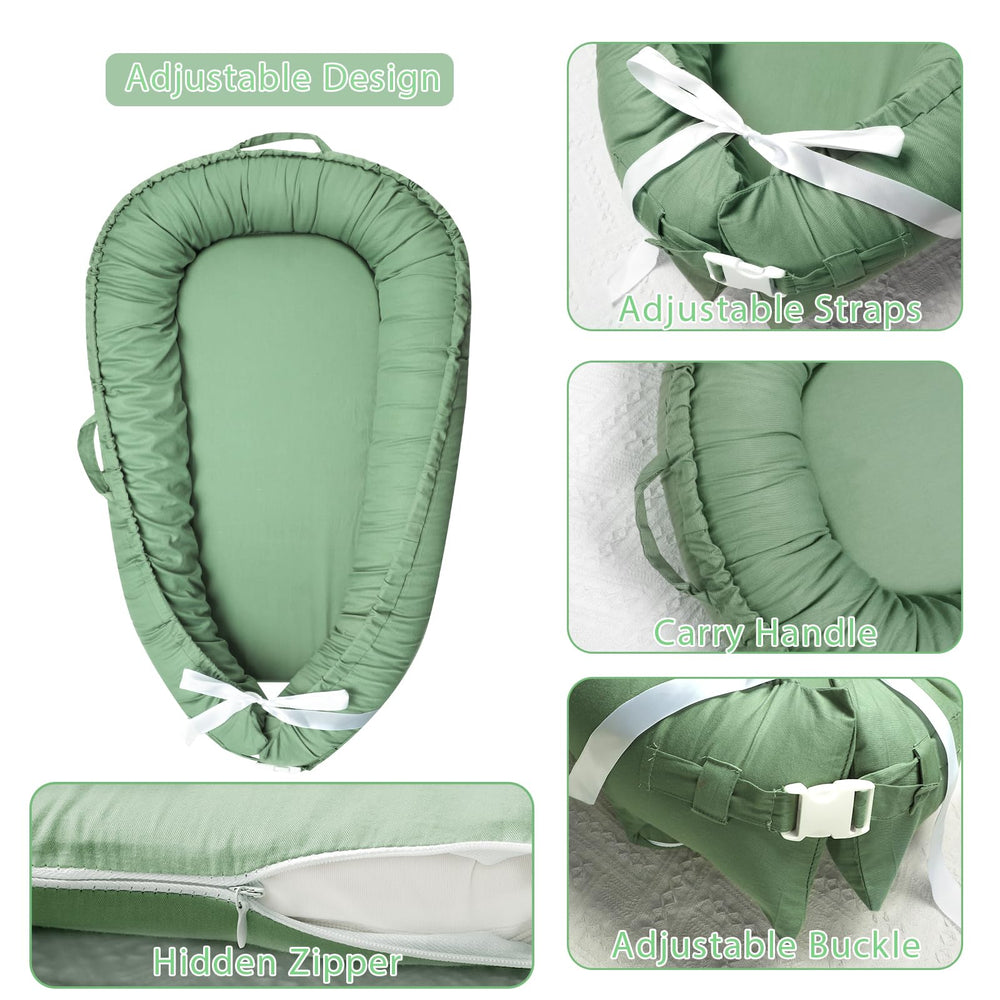 Hooyax cover with buckle adjustments fits your baby snugly and safely.