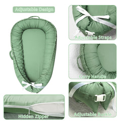 Hooyax cover with buckle adjustments fits your baby snugly and safely.