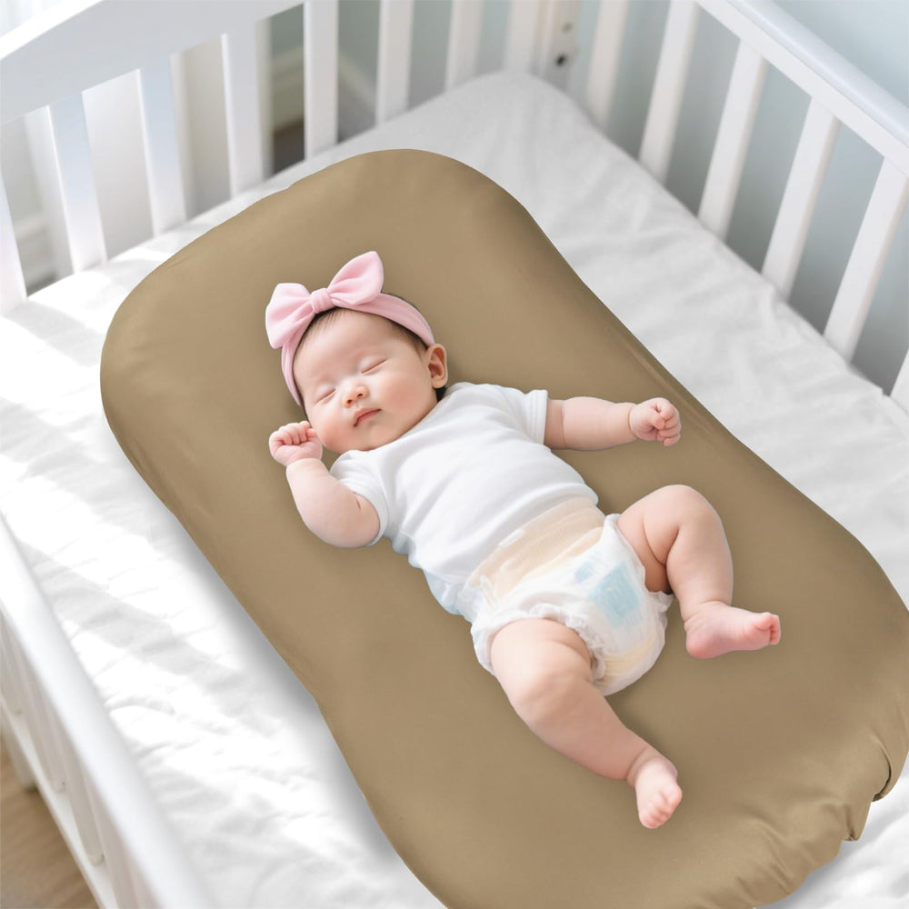 Hooyax brown beige cover complements nursery decor with neutral tones