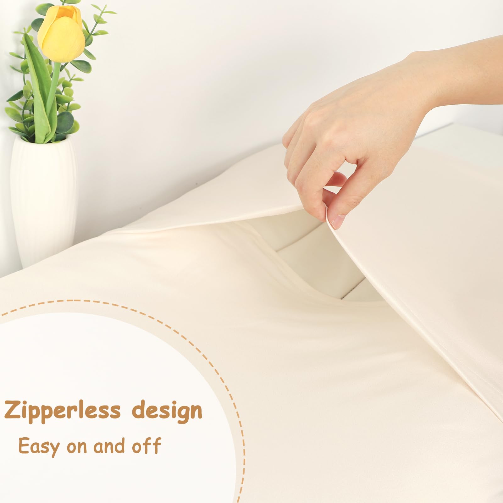 Hooyax lounger cover demonstrating easy envelope closure for quick install