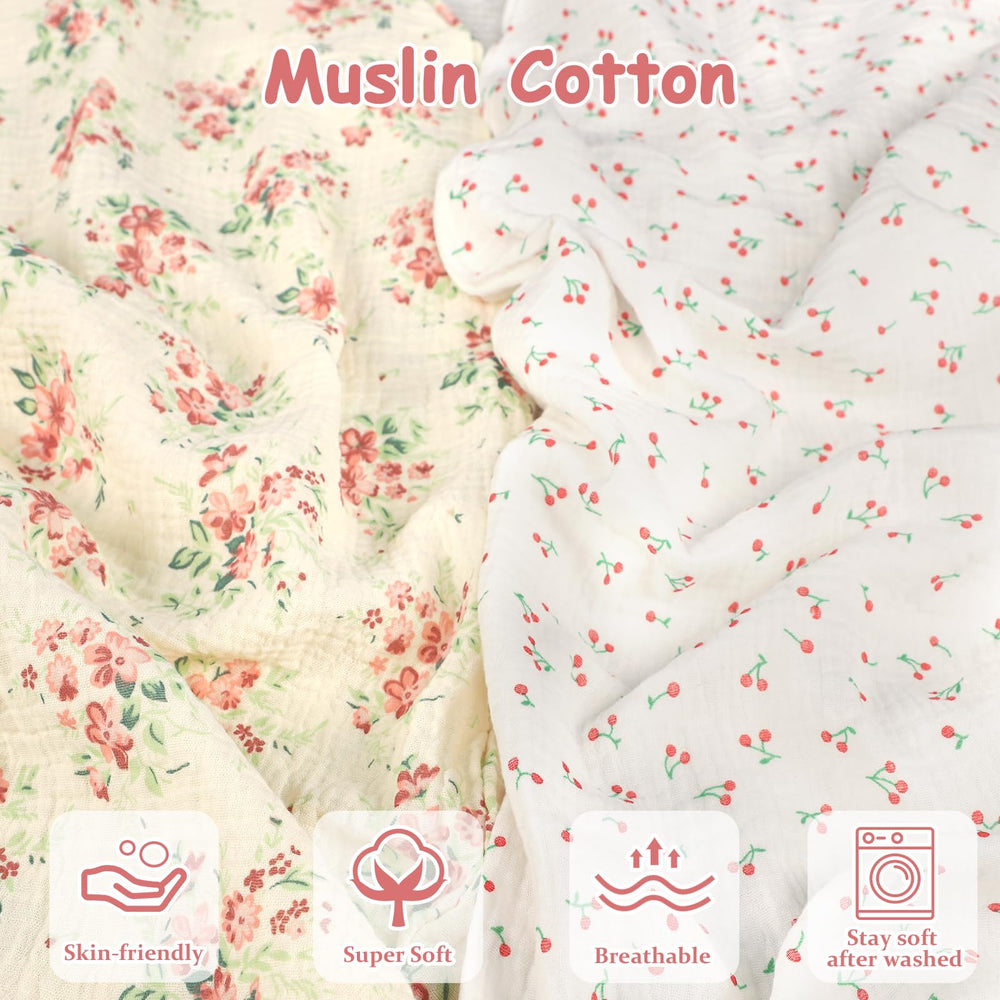 Hooyax floral cover with reinforced stitching to prevent fraying and maintain fit