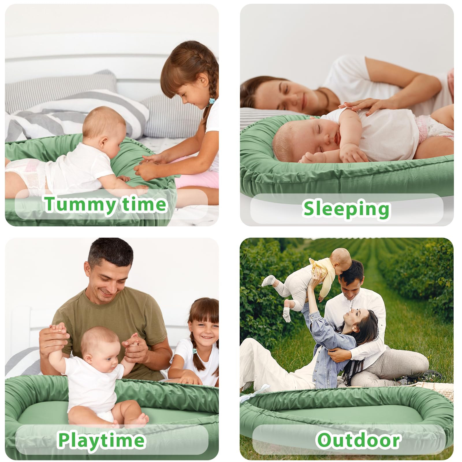 Hooyax baby lounger cover—foam not included.
