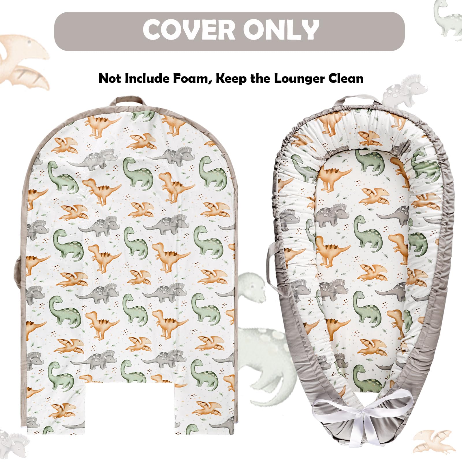 Hooyax lounger cover reversible design offers two cheerful looks