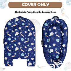 Hooyax Baby Lounger Cover reversible design offers two looks.