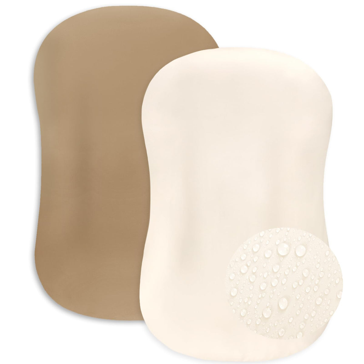 Hooyax baby lounger cover in ultra-soft stretch fabric for gentle skin contact.