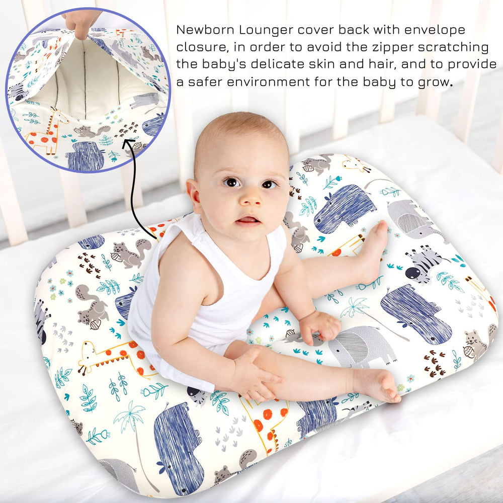Hooyax slipcover with reinforced stitching stays durable wash after wash.
