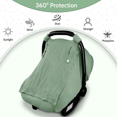 Hooyax baby seat cover protects from sun and wind outdoors