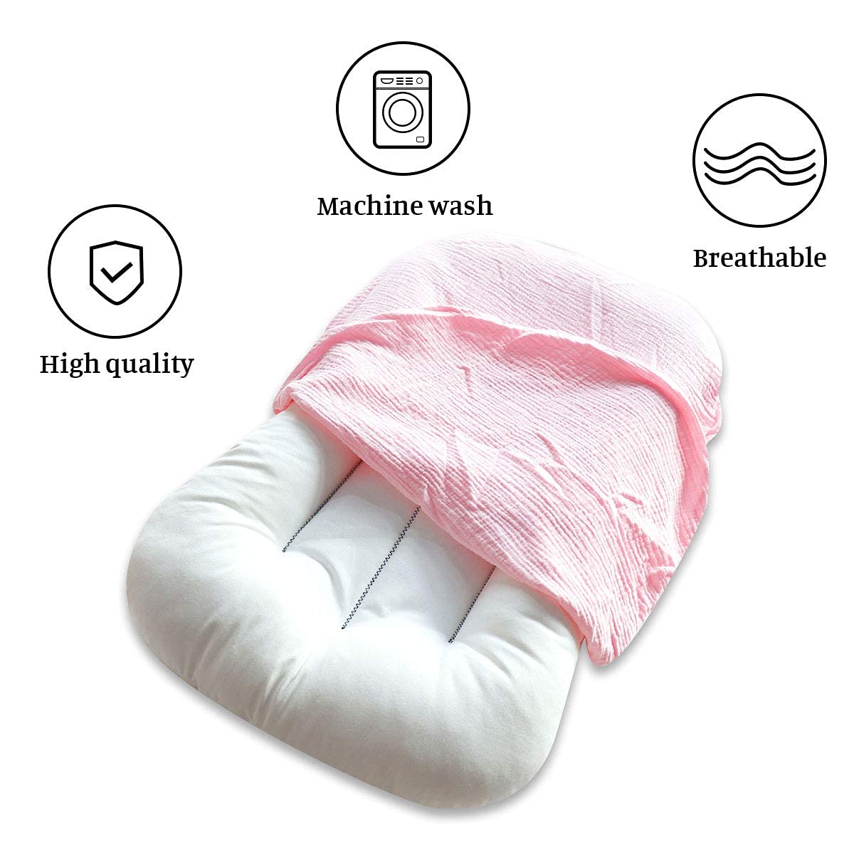 Hooyax breathable muslin fabric suited for all-season comfort