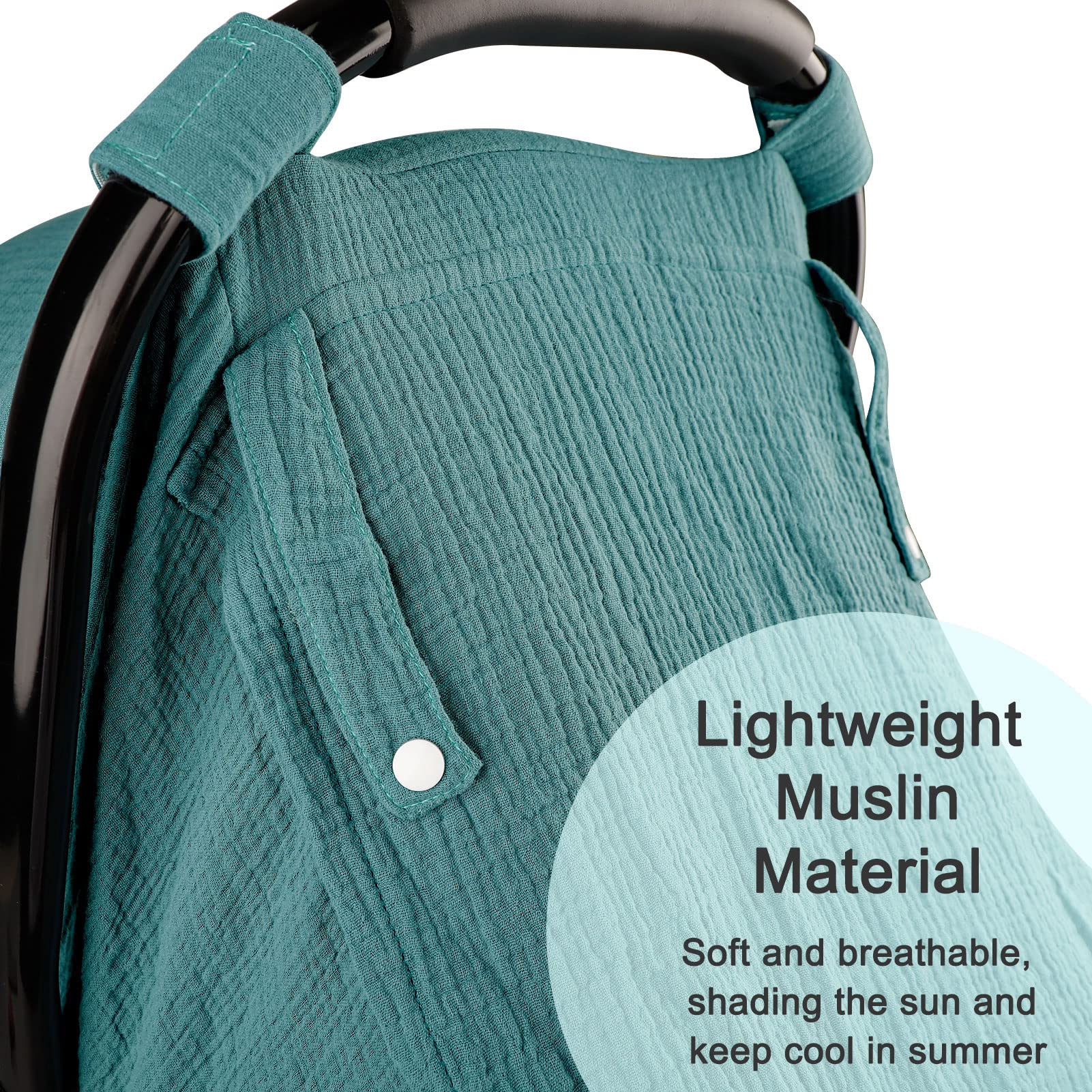 Hooyax breathable muslin gauze offers airy comfort for long rides.