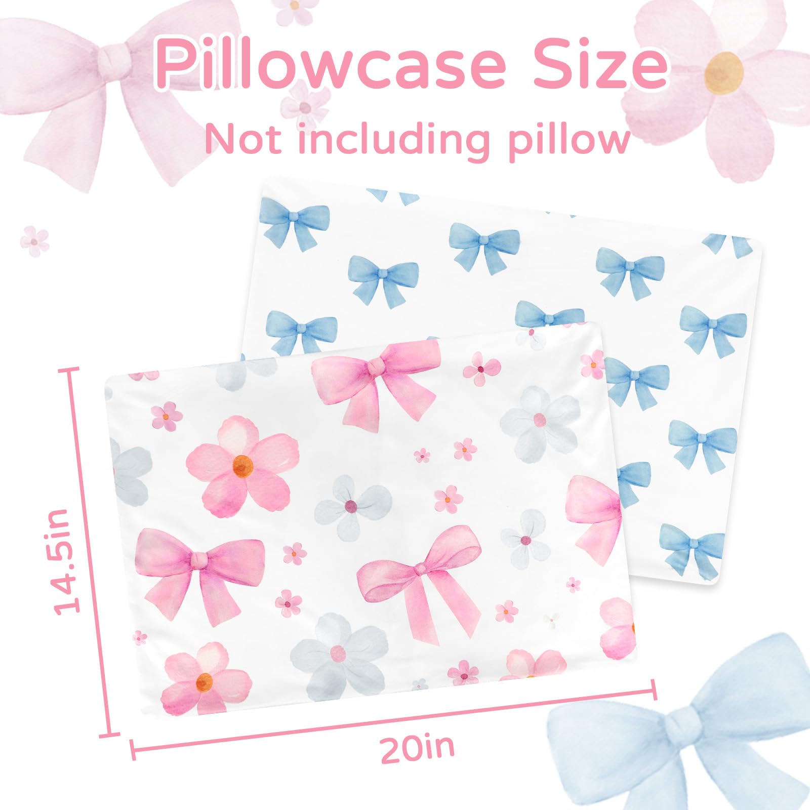 Hooyax cartoon-print pillowcase adds playful charm to nursery or kid's room.