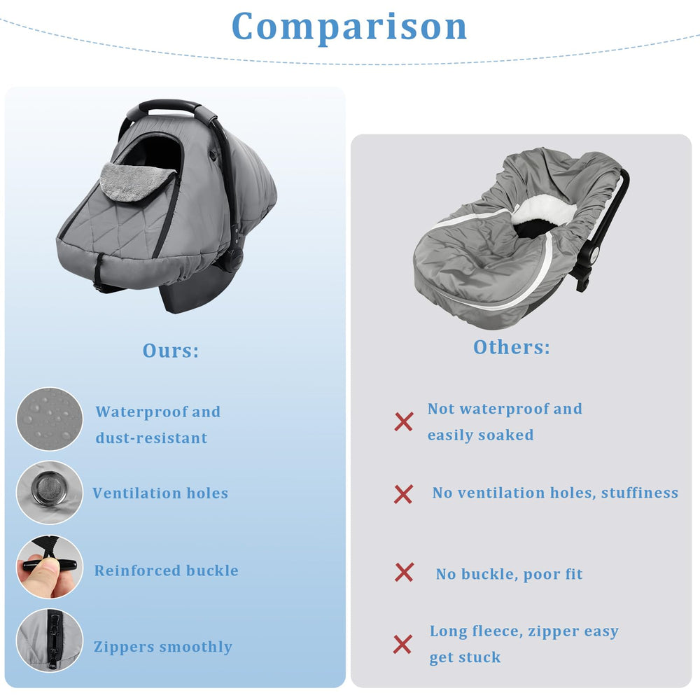 Hooyax diamond quilt pattern adds modern style to your car seat cover.