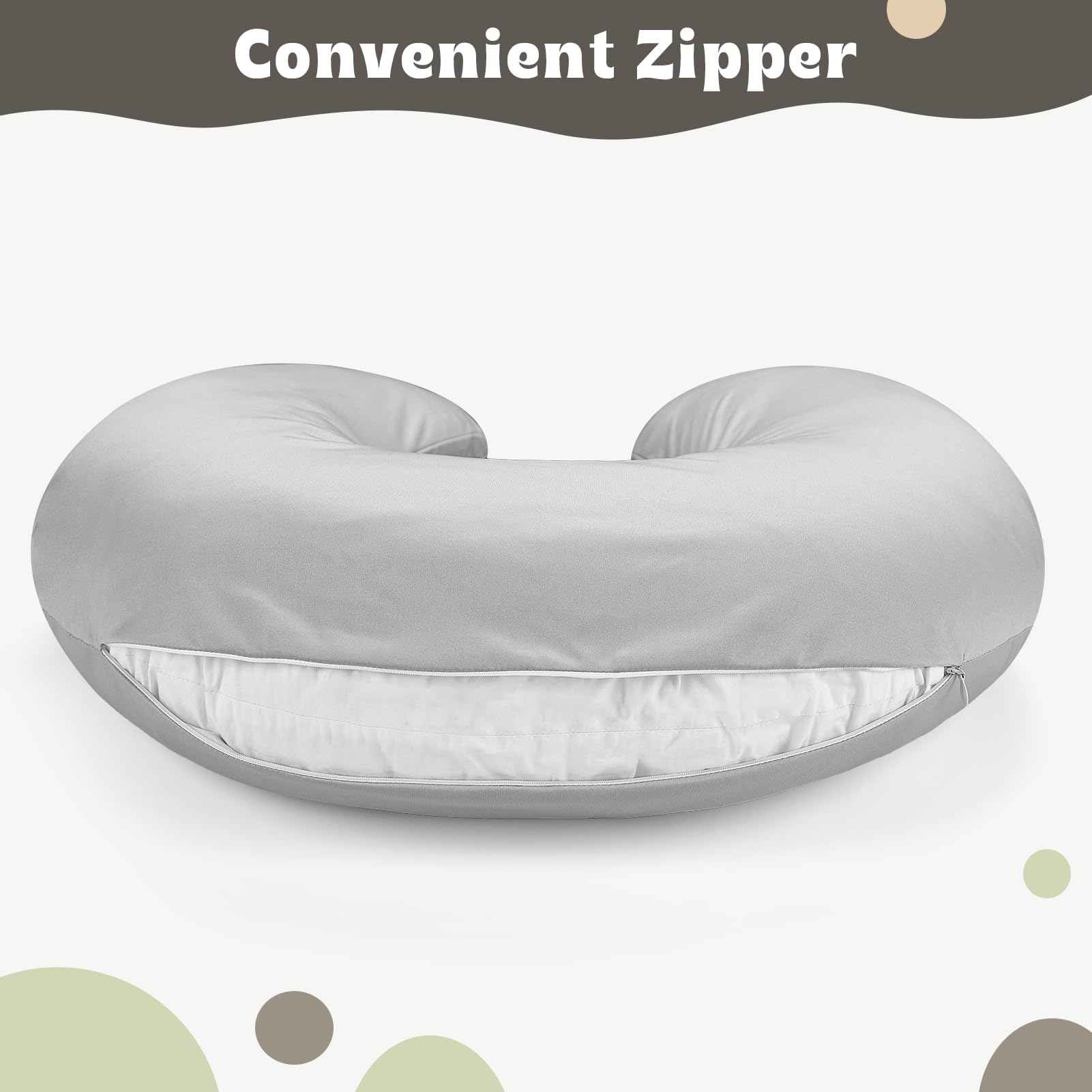 Hooyax durable soft nursing cover stretches for a snug fit.