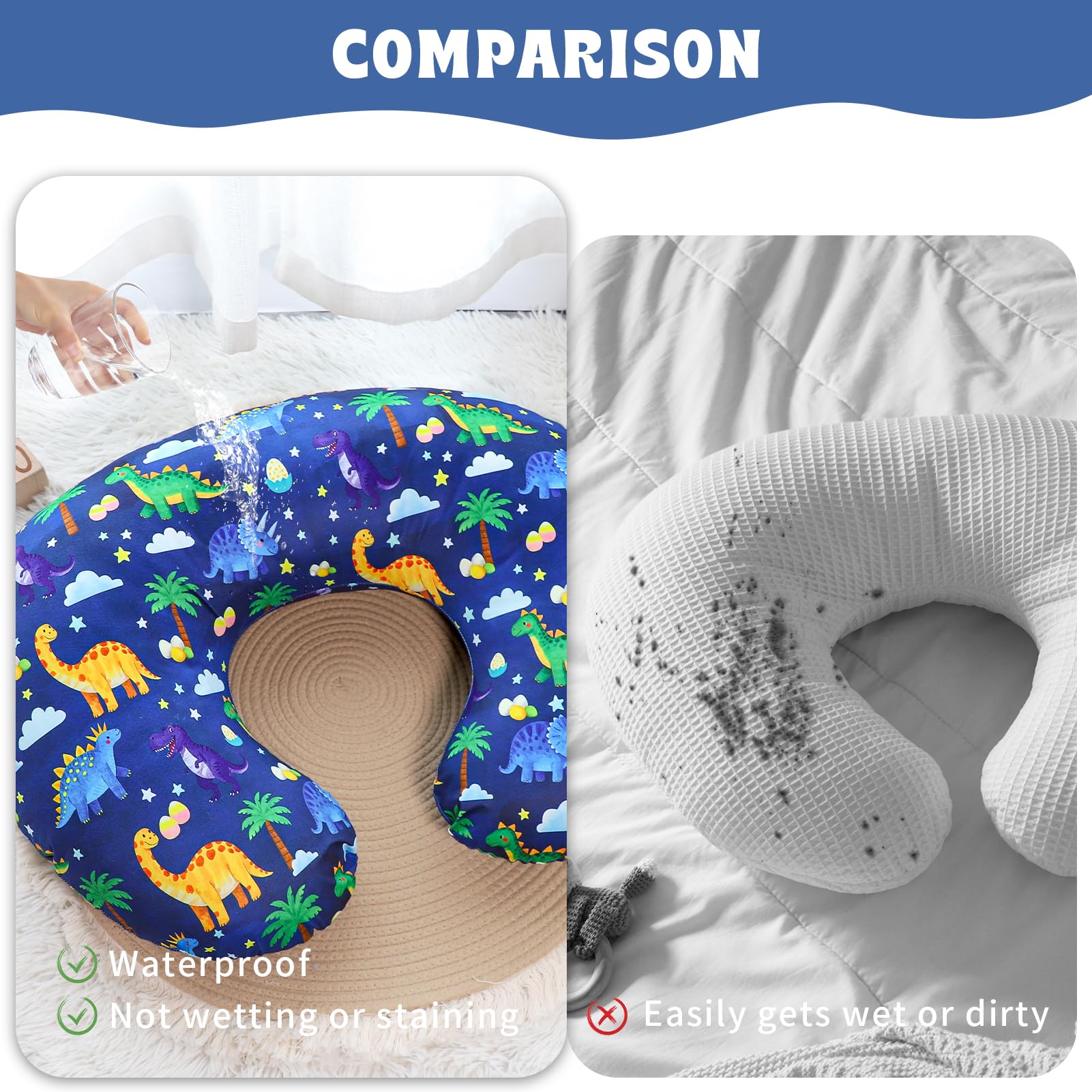 Hooyax dinosaur design suits both baby boys and girls.