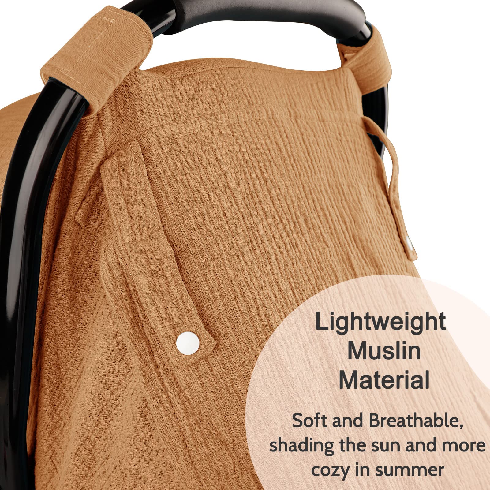 Hooyax infant car seat cover—lightweight mesh for easy on-the-go protection