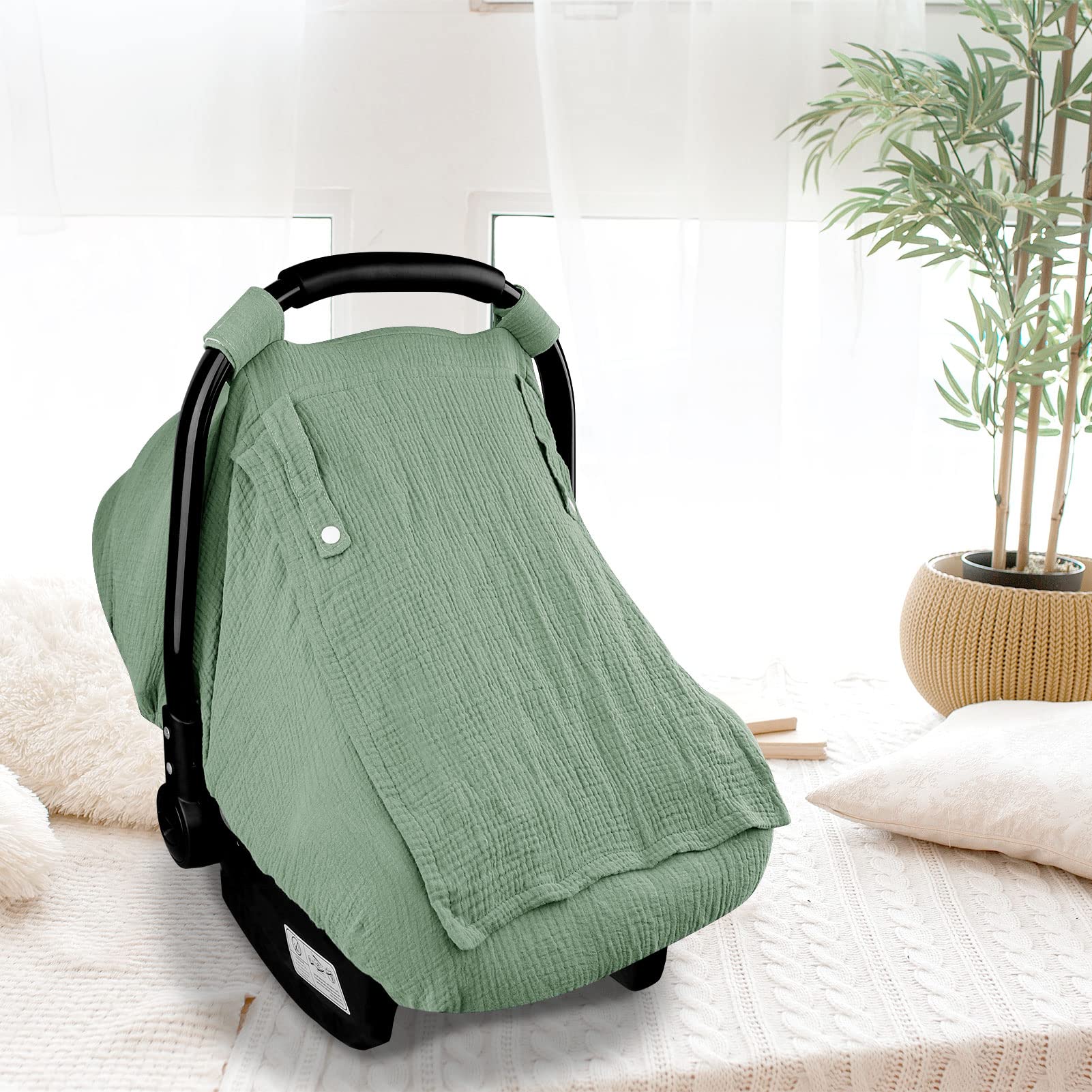 Hooyax infant car-seat cover ideal as registry gift for new parents