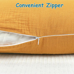 Hooyax invisible zip nursing cover for easy on off.
