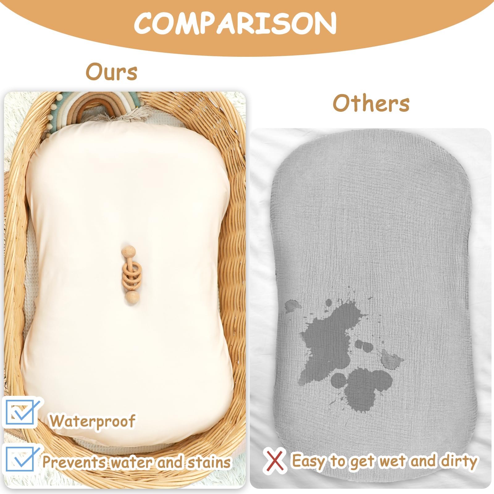 Hooyax machine-washable cover stays soft and durable after washing.