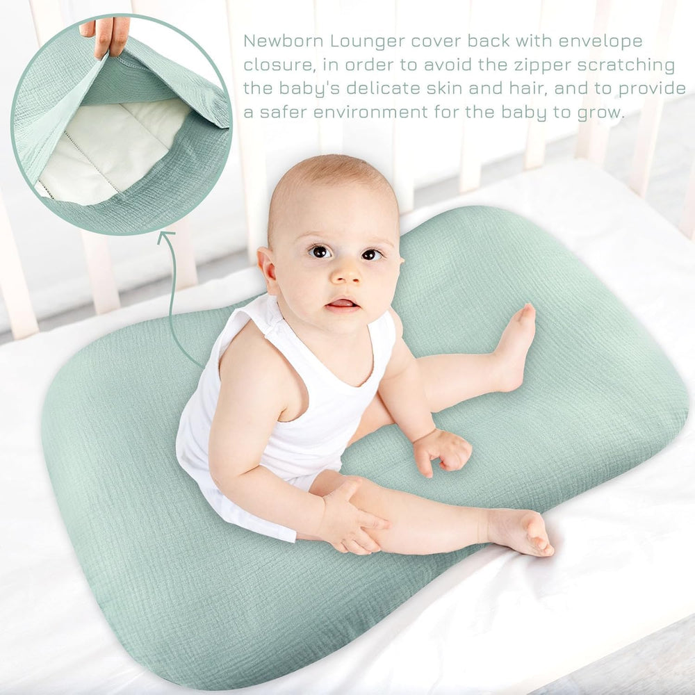 Hooyax muslin lounger cover care instructions and quick-dry fabric