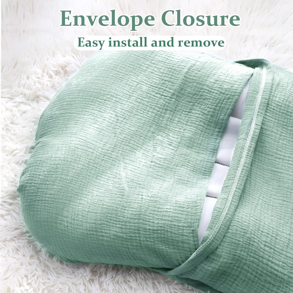 Hooyax muslin lounger cover packaging presented as a gift-ready accessory