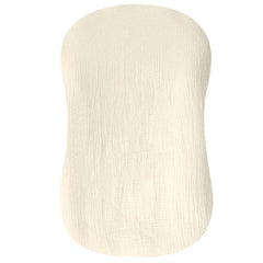 Hooyax cream muslin cover closeup highlights soft breathable fabric for newborn comfort