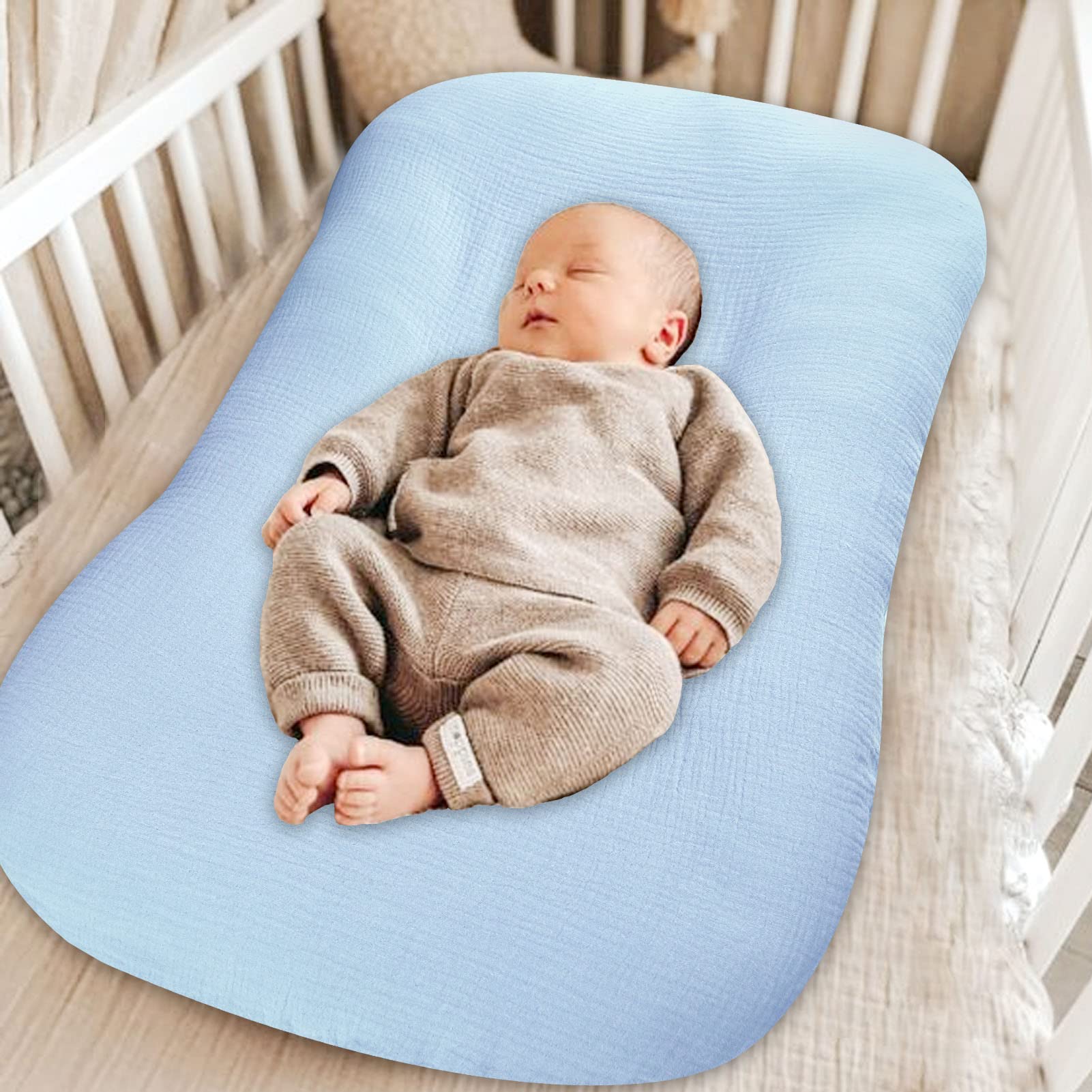 Hooyax ice-snow-blue cover shown in gift-ready packaging for registry gifts