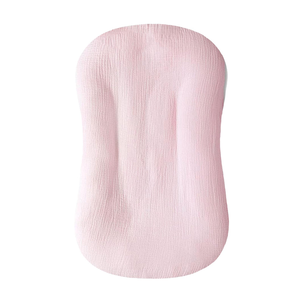 Hooyax muslin baby lounger cover pink for ultra-soft skin-friendly comfort
