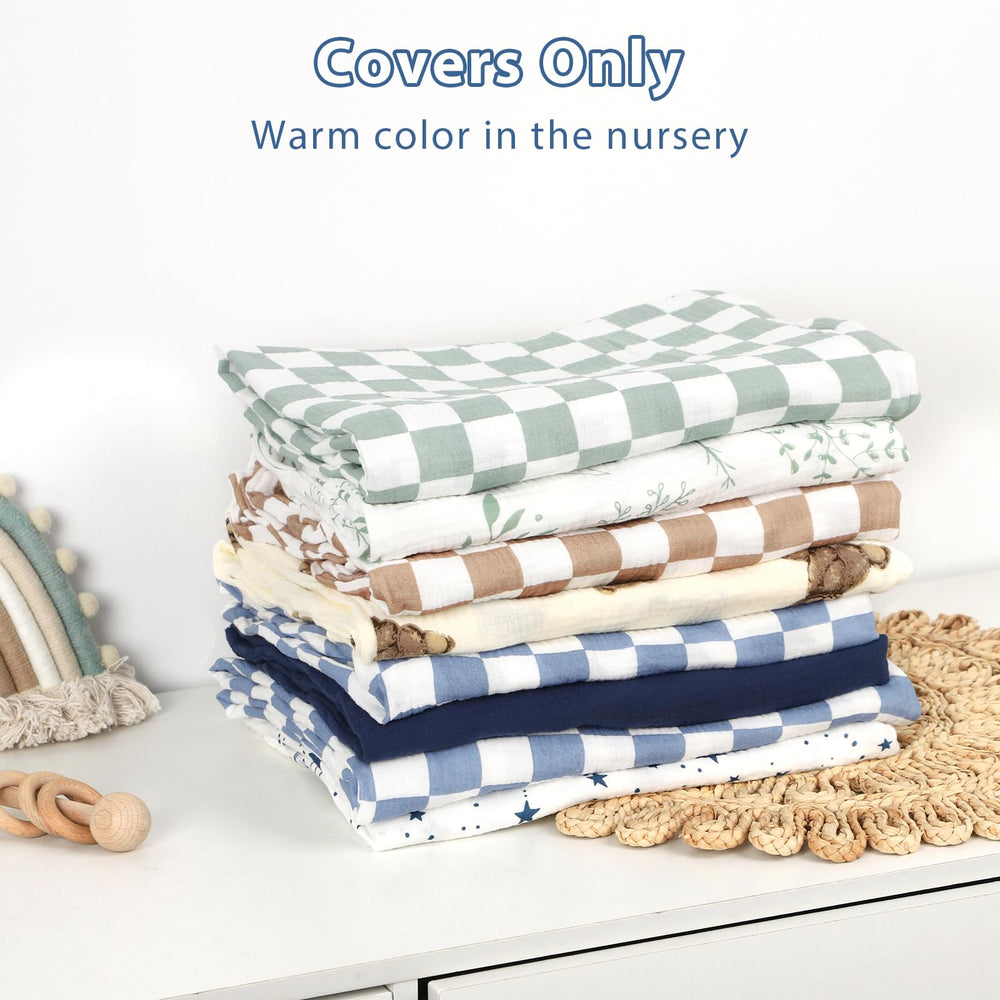 Hooyax muslin baby lounger cover two-pack makes a practical gift.