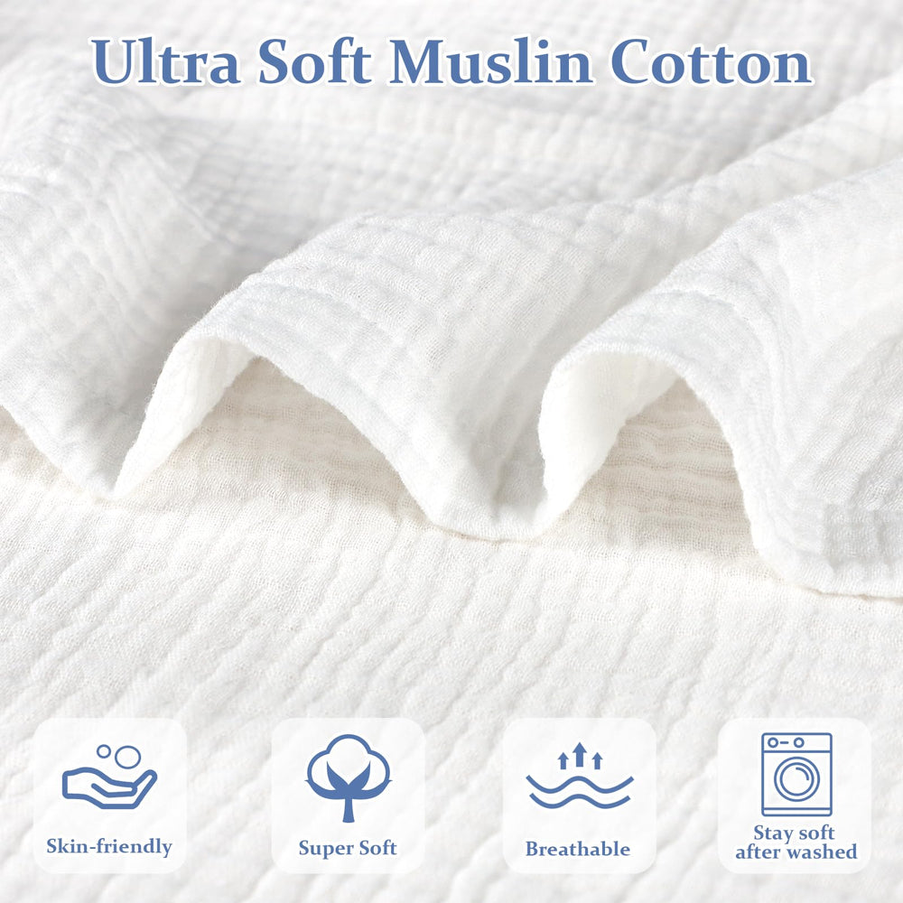 Hooyax muslin lounger cover demonstrates universal fit for most loungers